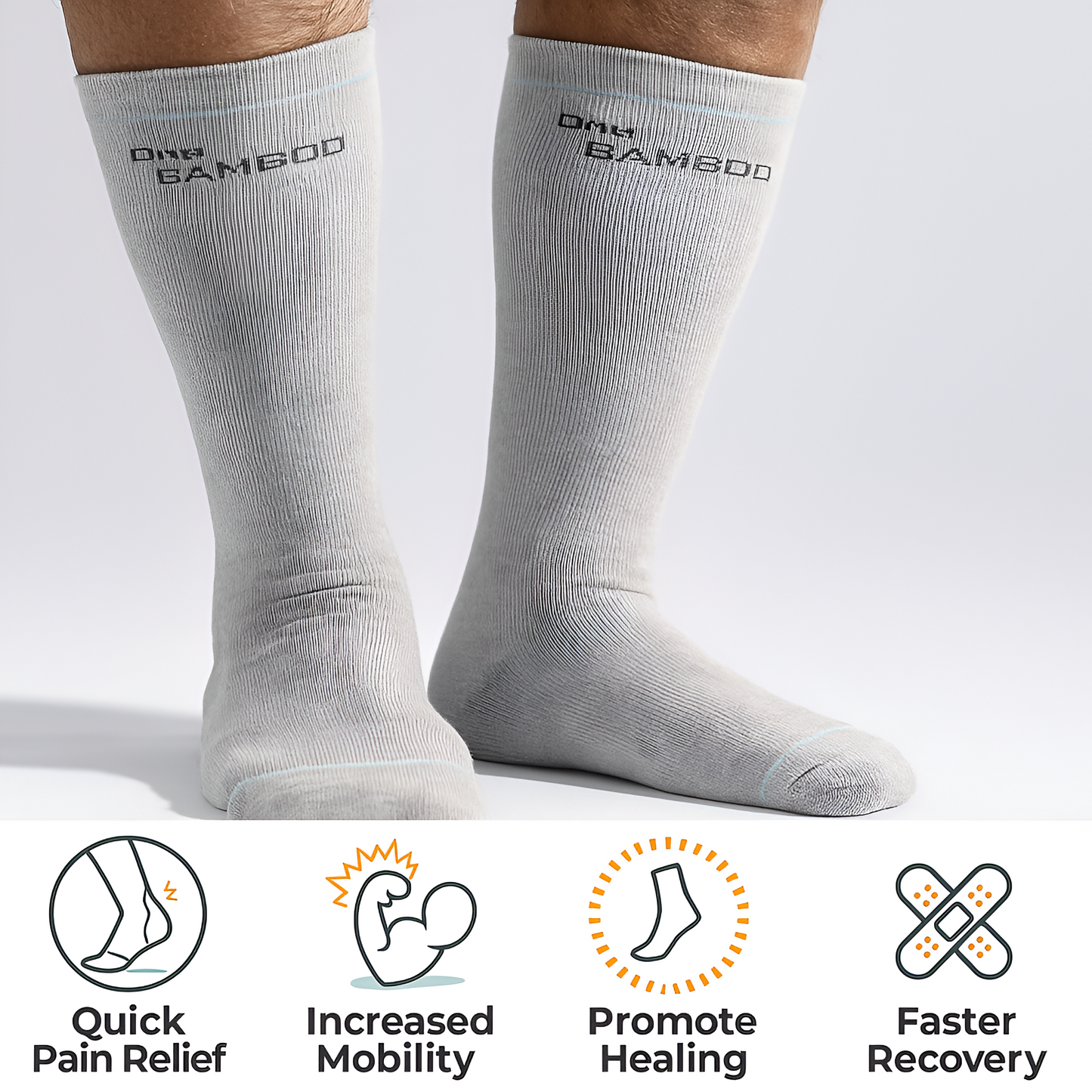 SureStep™ - Premium Bamboo Compression Socks